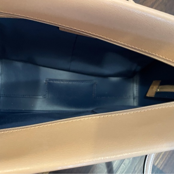 Tory Burch Light Brown Leather Parker Tote **Like New** - Picture 2 of 5